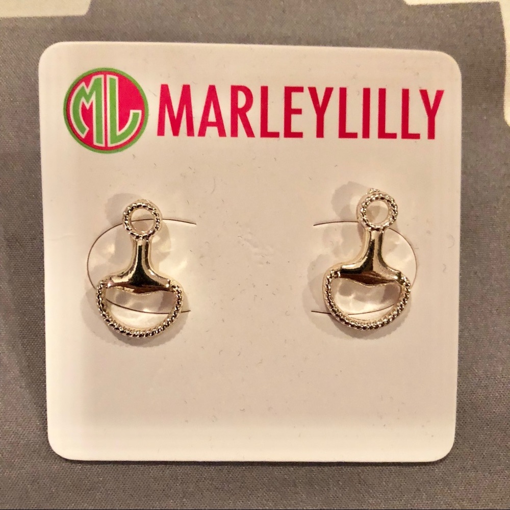 NEW! Marleylilly silver earrings